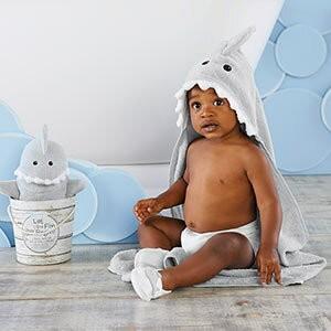 ベビー フード付きタオル バスミット スパスリッパ 3点セット ギフト用ディスプレイ入り 出産祝い Baby Aspen ベビーアスペン