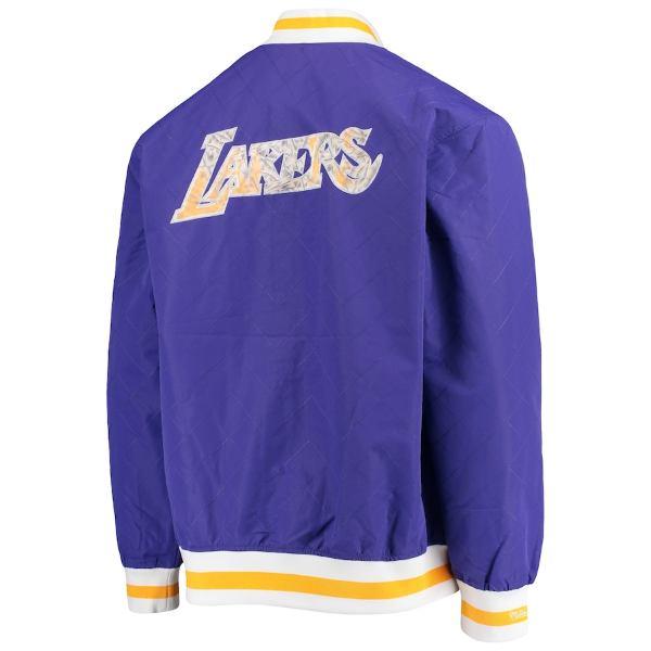 NBA メンズ スタジャン アウタージャケット ロサンゼルス・レイカーズ