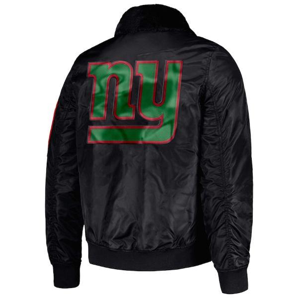 NFL メンズ MA-1 ジャケット アウタージャケット ニューヨーク・ジャイアンツ Black History Month Jacket｜us-kidswear｜03