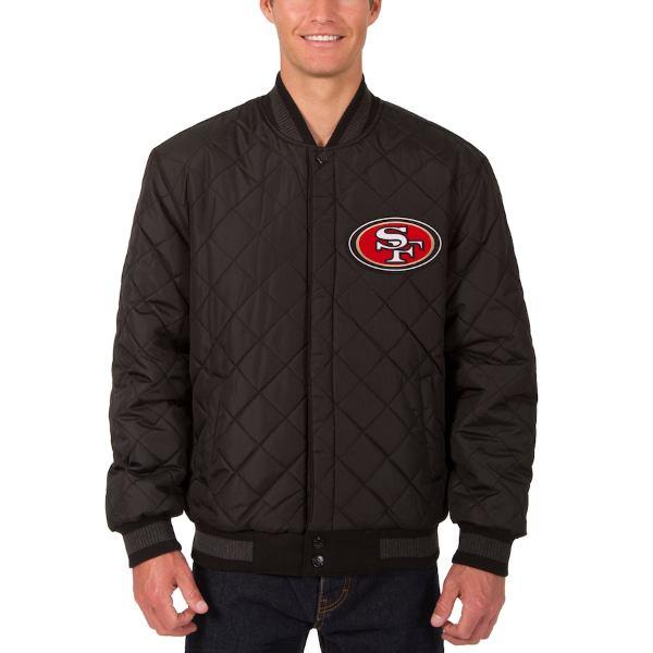 NFL メンズ スタジャン リバーシブルアウタージャケット サンフランシスコ・49ers San Francisco 49ers Versity Jacketの画像