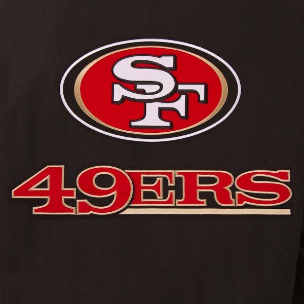 NFL メンズ スタジャン リバーシブルアウタージャケット サンフランシスコ・49ers San Francisco 49ers Versity Jacketの画像