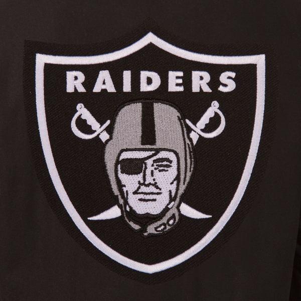 NFL メンズ スタジャン リバーシブルアウタージャケット ラスベガス・レイダース Las Vegas Raiders Versity Jacketの画像