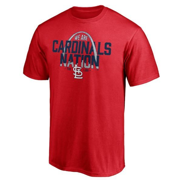 MLB公式 メンズ Tシャツ 半袖トップス Red セントルイス・カージナルス 
