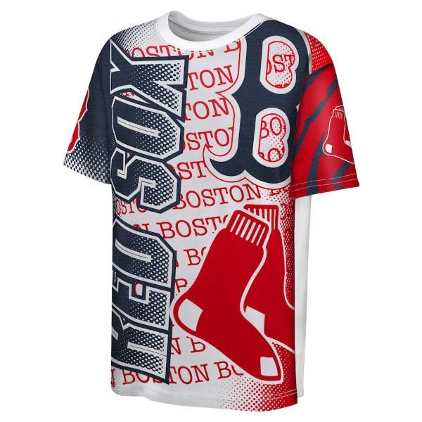 MLB公式 キッズ用Tシャツ 子供用半袖トップス 吉田正尚 ボストン・レッドソックス Boston Red Sox T-Shirt｜us-kidswear｜02