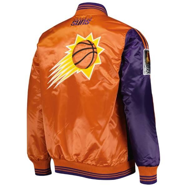 NBA メンズ アウター ナイロンジャケット スタジャン フェニックス 