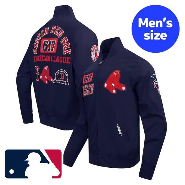 MLB公式 メンズ ジャケット スタジャン MA-1 アウター ボストン