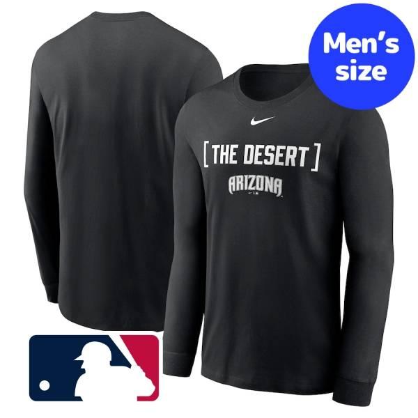 ナイキ NIKE 野球 MLB アリゾナ ダイヤモンドバックス 長袖 ウェア NIKE（ナイキ） MLB公式 メンズ ロンT 長袖Tシャツ トップス アリゾナ