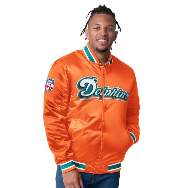 NFL マイアミドルフィンズ　ナイロン　スタジャン USA製 NFL公式 メンズ アウター スタジャン マイアミ・ドルフィンズ Miami