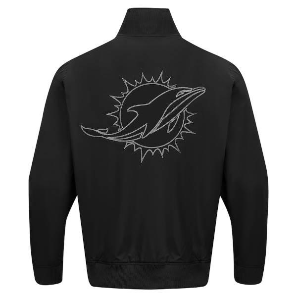 NFL公式 メンズ アウター スタジャン マイアミ・ドルフィンズ Miami Dolphins Paint The City Twill Full-Zip Jacketの画像