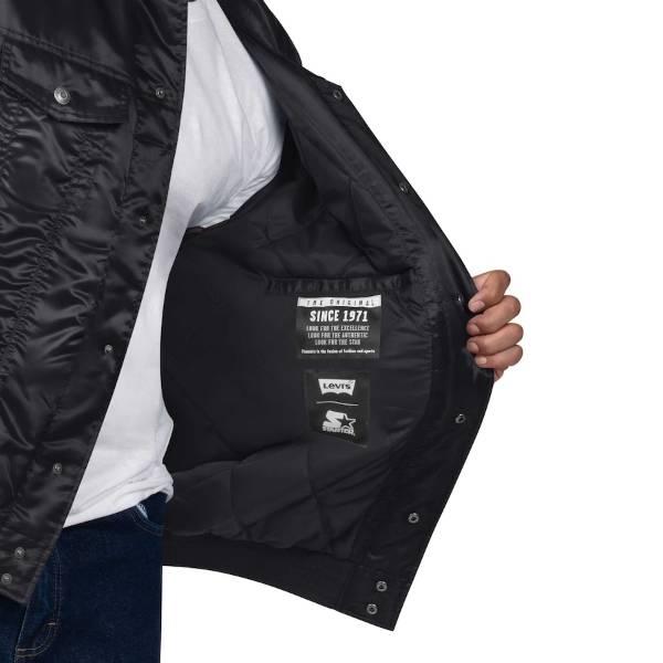 NBA公式 x Levi'sコラボ リーバイス メンズ アウター ジャケット スタジャン フェニックス・サンズ ブッカー Sunsの画像