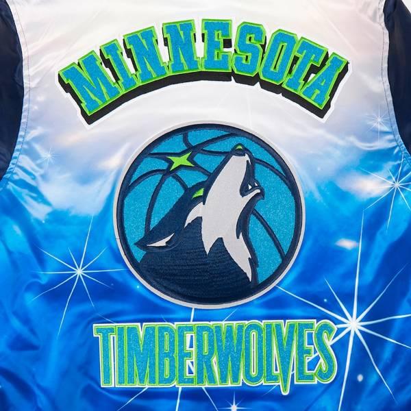 NBA公式 メンズ アウター スタジャン ミネソタ・ティンバーウルブズ