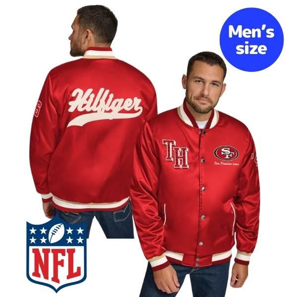 NFL公式 メンズ アウター スタジャン サンフランシスコ・49ers San 