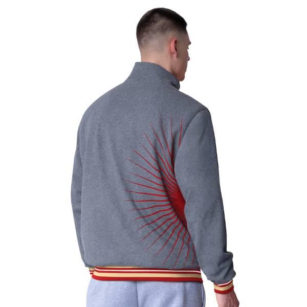 NFL公式 メンズ アウター スタジャン サンフランシスコ・49ers San Francisco 49ers Strong Arm Reversible Jacketの画像
