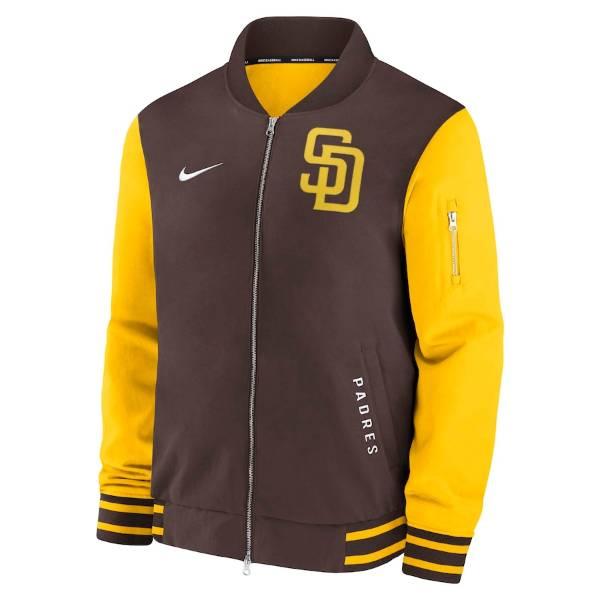 NIKE ナイキ MLB公式 メンズ ジャケット MA-1 トラックジャケット ジャージ アウター ダルビッシュ有 サンディエゴ・パドレス San Diego Padresの画像