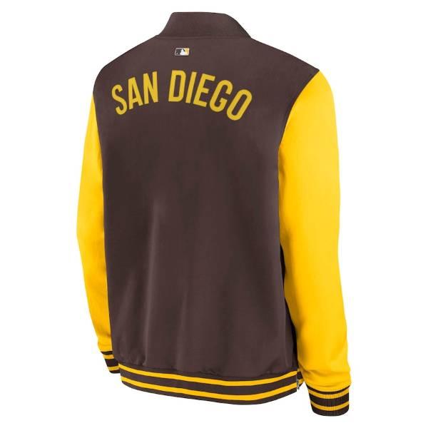 NIKE ナイキ MLB公式 メンズ ジャケット MA-1 トラックジャケット ジャージ アウター ダルビッシュ有 サンディエゴ・パドレス San Diego Padresの画像