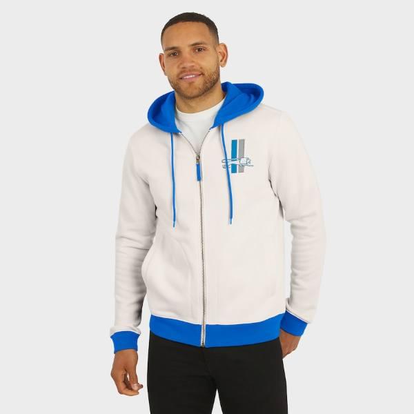 NFL公式 正規品 メンズ パーカー 長袖トップス フーディー デトロイト・ライオンズ Detroit Lions Distressed Graphics Full-Zip Hoodie_3