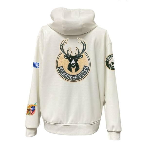 NBA公式 メンズ パーカー フーディー 長袖トップス ジェフ・ハミルトン ミルウォーキー・バックス Milwaukee Bucksの画像