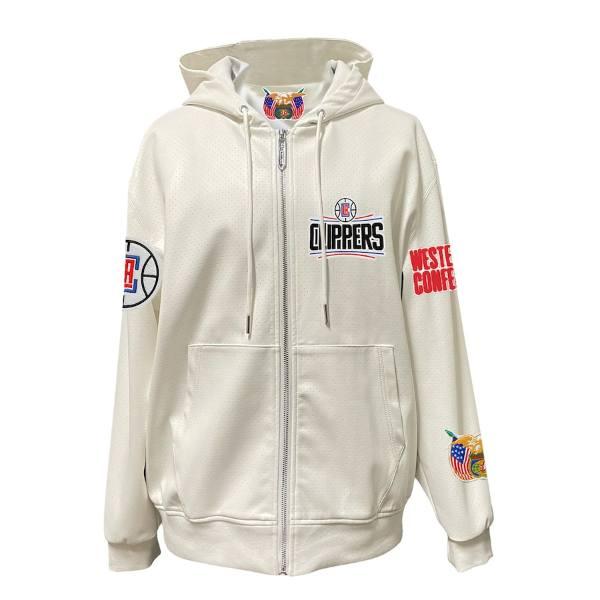 NBA公式 メンズ パーカー フーディー 長袖トップス ジェフ・ハミルトン ロサンゼルス・クリッパーズ カワイ・レナード LA Clippersの画像