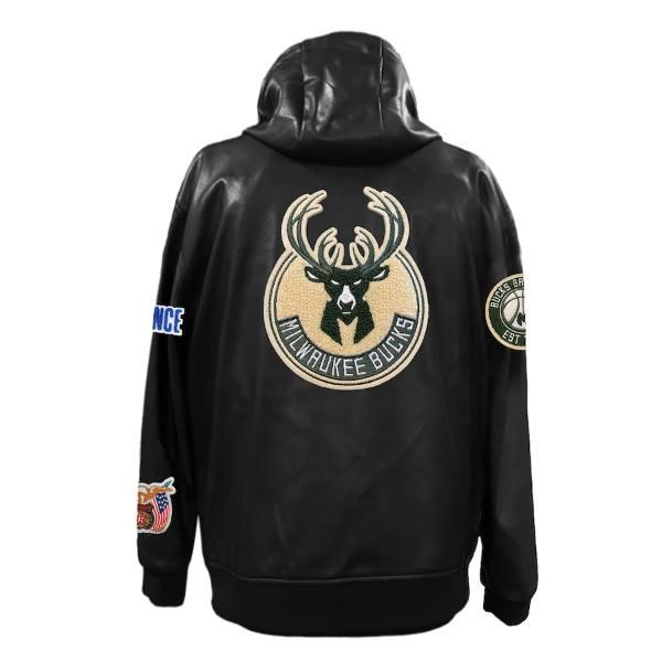 NBA公式 メンズ パーカー フーディー 長袖トップス ジェフ・ハミルトン ミルウォーキー・バックス Milwaukee Bucksの画像
