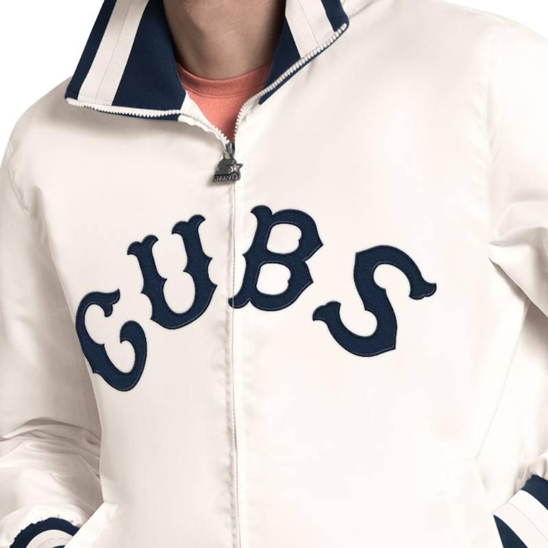 Starter スターター MLB公式 メンズ スタジャン ジャケット アウター シカゴ・カブス 今永昇太 鈴木誠也 Chicago Cubsの画像