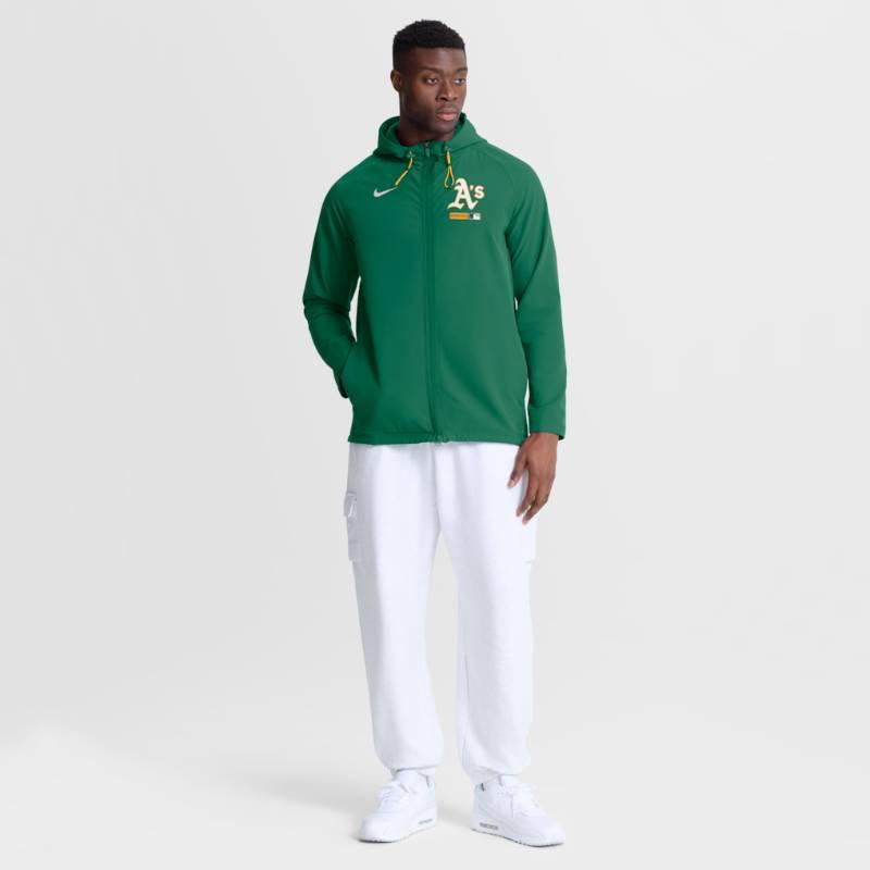 MLB メジャー　アスレチックスベンチコート　美品　みどりメンズM NIKE（ナイキ） アスレチックス MLB公式 メンズ ウィンドブレーカー
