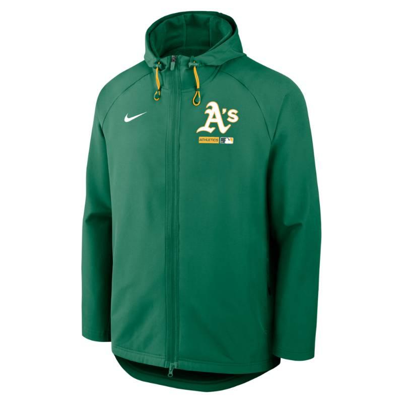 ◎美品◎ Athletics ボンバージャケット 緑 NIKE（ナイキ） アスレチックス MLB公式 メンズ ウィンドブレーカー