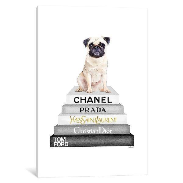 30x45cm 米国発のお洒落なブランドオマージュアート シャネル CHANEL キャンバスアート 絵画