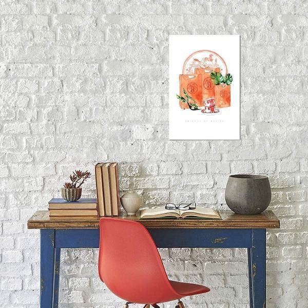 30x20cm Hermes Objects of Desire エルメス キャンバスアート 絵画