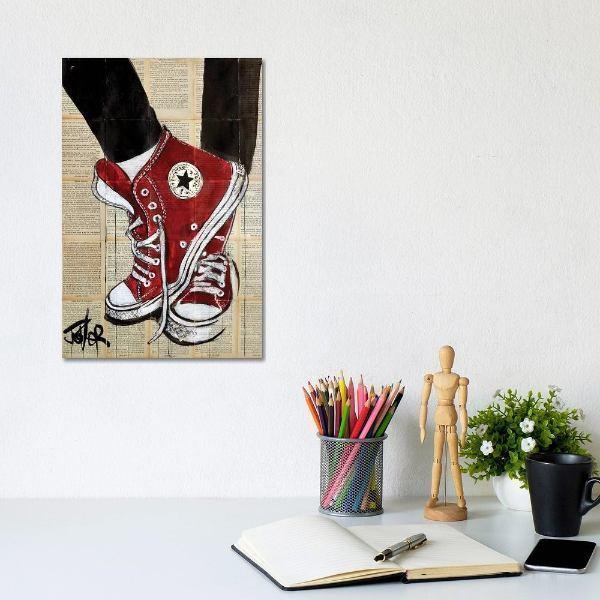 ブランドオマージュアート 45x66cm Bigger Reds コンバース