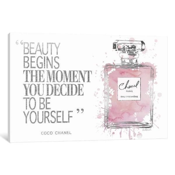 30x45cm 米国発のお洒落なブランドオマージュアート シャネル CHANEL キャンバスアート 絵画