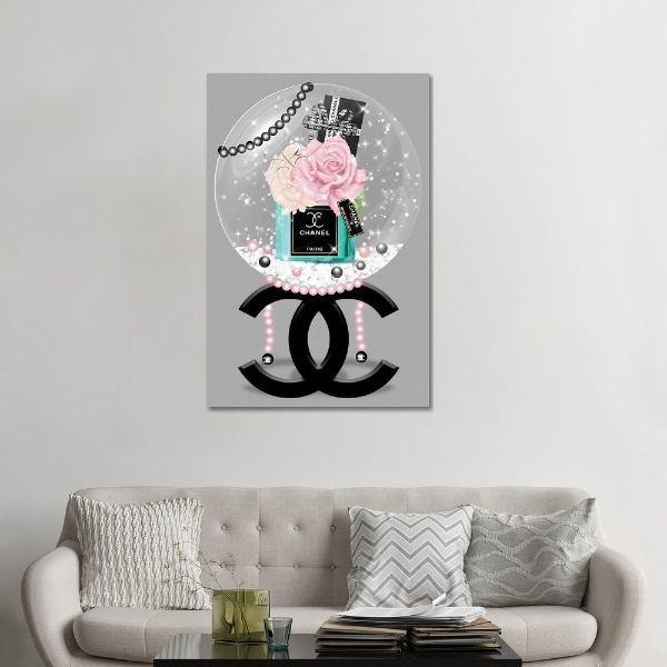 30x20cm 米国発のお洒落なブランドオマージュアート シャネル CHANEL