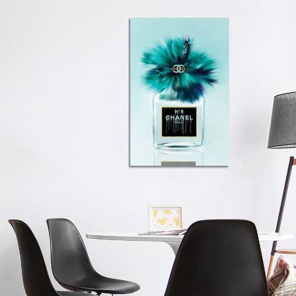 【美品】 30x45cm 米国発のお洒落なブランドオマージュアート シャネル CHANEL キャンバスアート 絵画 【2380683480】(15033円)