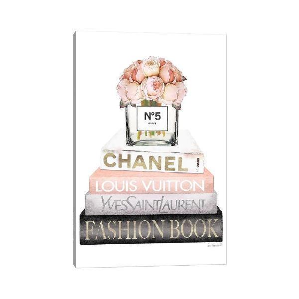 30x45cm 米国発のお洒落なブランドオマージュアート シャネル CHANEL キャンバスアート 絵画