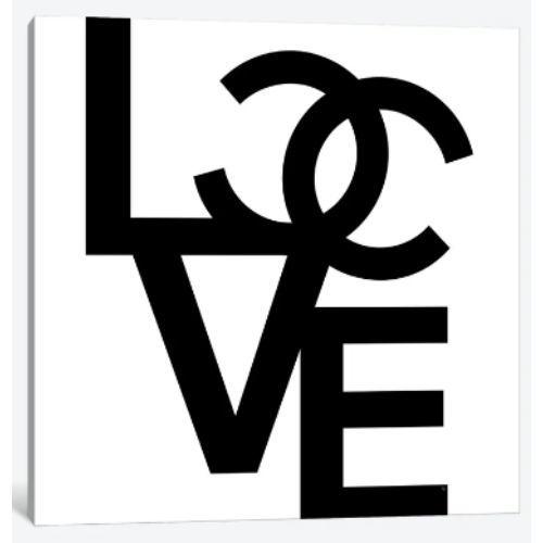 米国発ブランドオマージュアート CC Love シャネル CHANEL キャンバス