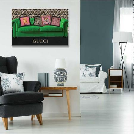 お洒落なオマージュアート Gucci Couch And Pillows グッチ GUCCI 