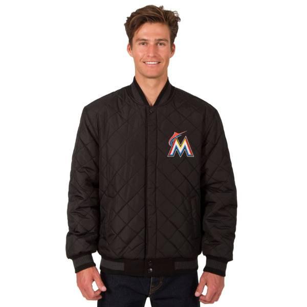 MLB公式 メンズ アウター スタジャン バーシティジャケット マイアミ・マーリンズ Miami Marlinsの画像