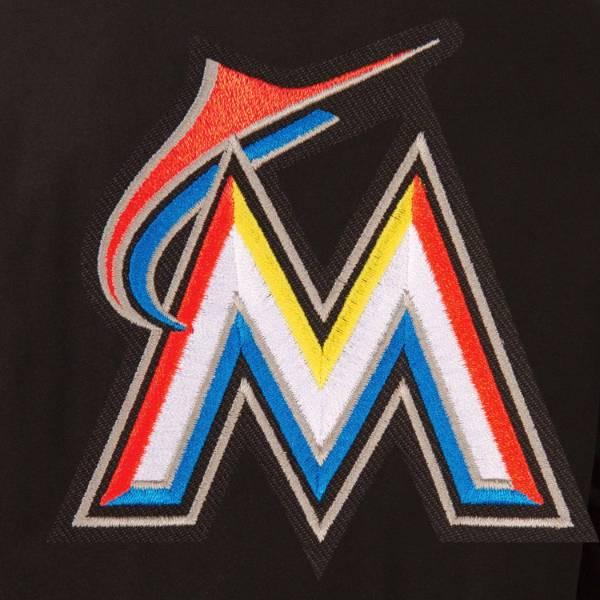 MLB公式 メンズ アウター スタジャン バーシティジャケット マイアミ・マーリンズ Miami Marlinsの画像