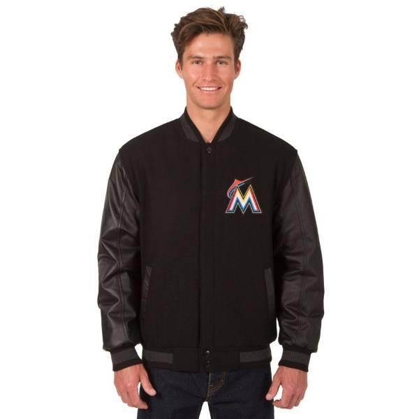 MLB公式 メンズ アウター スタジャン バーシティジャケット マイアミ・マーリンズ Miami Marlinsの画像