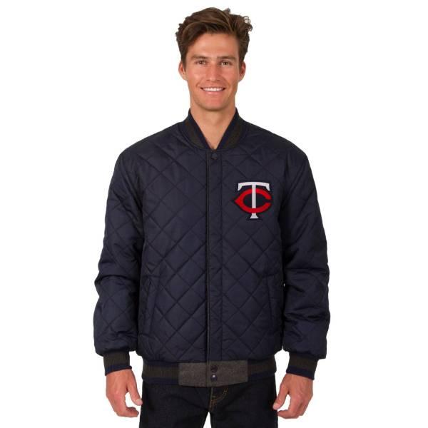 MLB公式 メンズ アウター スタジャン バーシティジャケット ミネソタ・ツインズMinnesota Twinsの画像