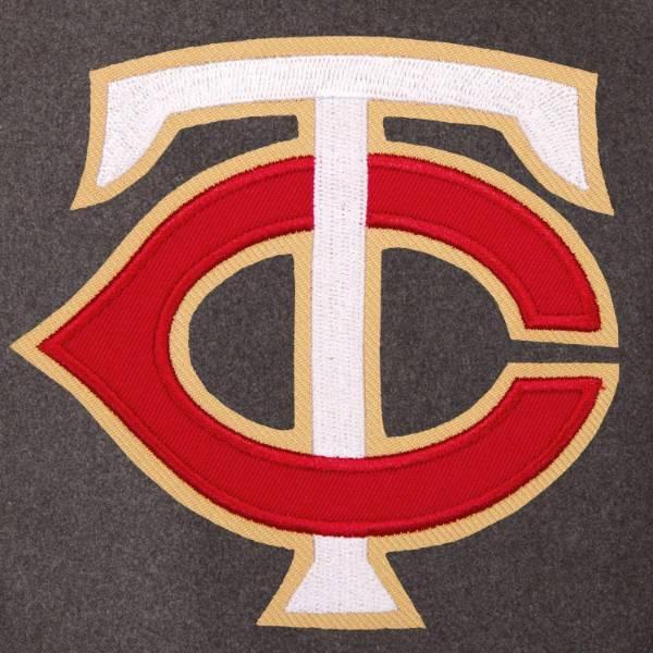 MLB公式 メンズ アウター スタジャン バーシティジャケット ミネソタ・ツインズMinnesota Twinsの画像