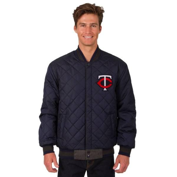 MLB公式 メンズ アウター スタジャン バーシティジャケット ミネソタ・ツインズMinnesota Twinsの画像