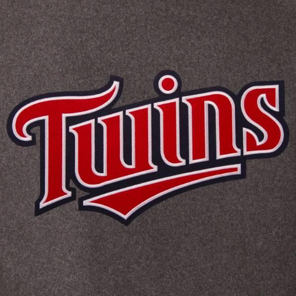 MLB公式 メンズ アウター スタジャン バーシティジャケット ミネソタ・ツインズMinnesota Twinsの画像