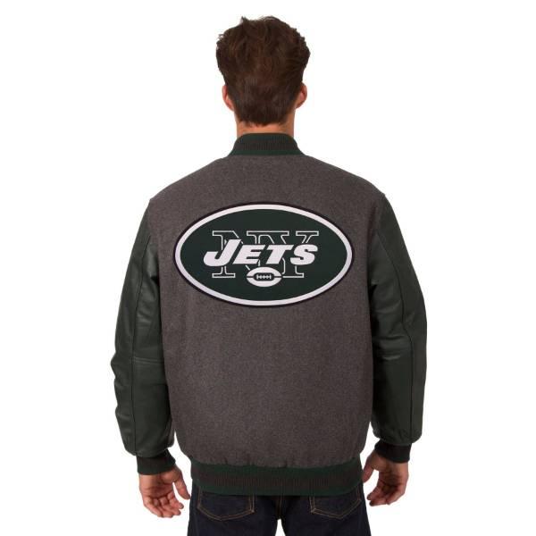90s NFL NYジェッツ Jay-Z スタジャン JH Design 黒 90s NFL NYジェッツ Jay-Z スタジャン JH Design 黒 90s NFL NY