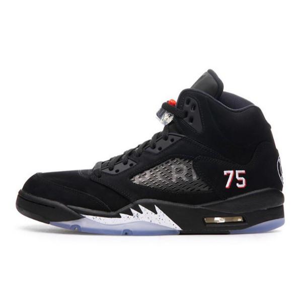 ジョーダン ナイキ NIKE メンズ スニーカー シューズ 靴 Jordan 5 Retro Paris Saint-Germain AV9175-001 ユニセックスの画像