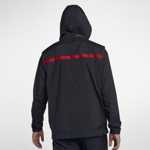 アメリカ正規店限定品　Nike Jordan フード付きジャケット ブラック Jordan ナイキ NIKE ジョーダン メンズ フード付きジャケット アウター