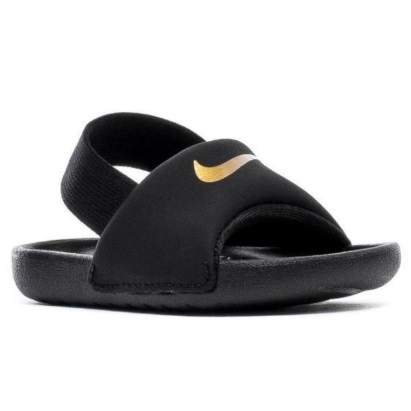 nike ナイキ ベビー・キッズ（8.0-16.0cm） Nike Kawa Slide（Black/Gold） 子供用サンダル ビーサン プール 靴｜us-kidswear｜02