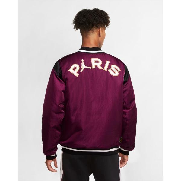 ナイキ NIKE ジョーダン Jordan メンズ スタジャン ジャケット アウター ジャンパー Jordan Paris Saint-Germain Varsity Jacketの画像