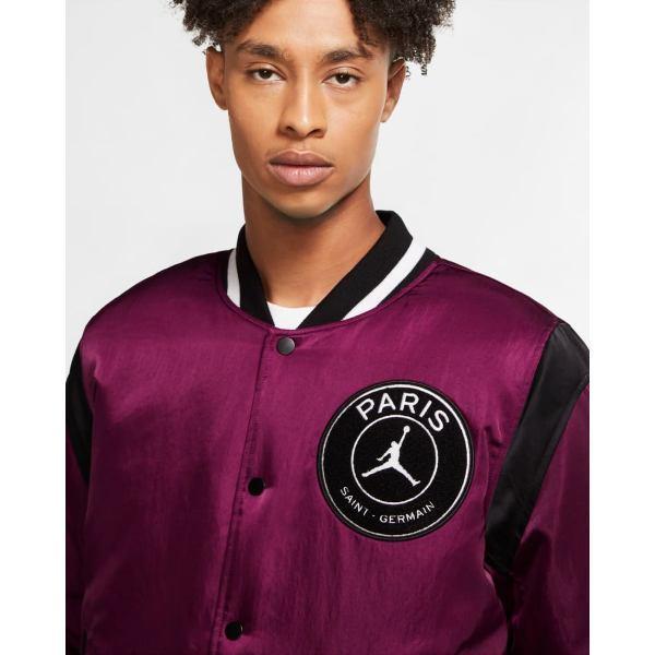 ナイキ NIKE ジョーダン Jordan メンズ スタジャン ジャケット アウター ジャンパー Jordan Paris Saint-Germain Varsity Jacketの画像