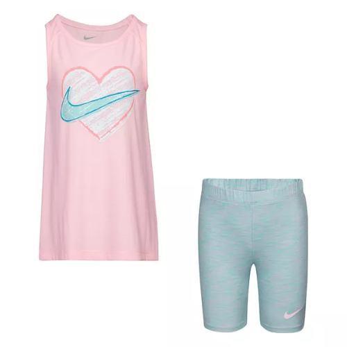 春物がお買い得 週末限定sale Nike ナイキ 女の子用 タンクトップx短パン上下2点セット 子供服 ショーツ ショートパンツ セットアップ 想像を超えての Www Carpro Lt