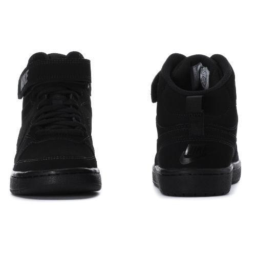 ナイキ Nike Court Borough Mid 2（Nubuck/Black/Black）（22.0-25.0cm）スニーカー 靴 レディース｜us-kidswear｜04